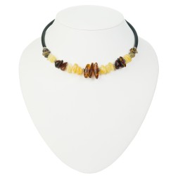 Колье на струне &quot;Алтай&quot; из Янтаря (ассорт.)